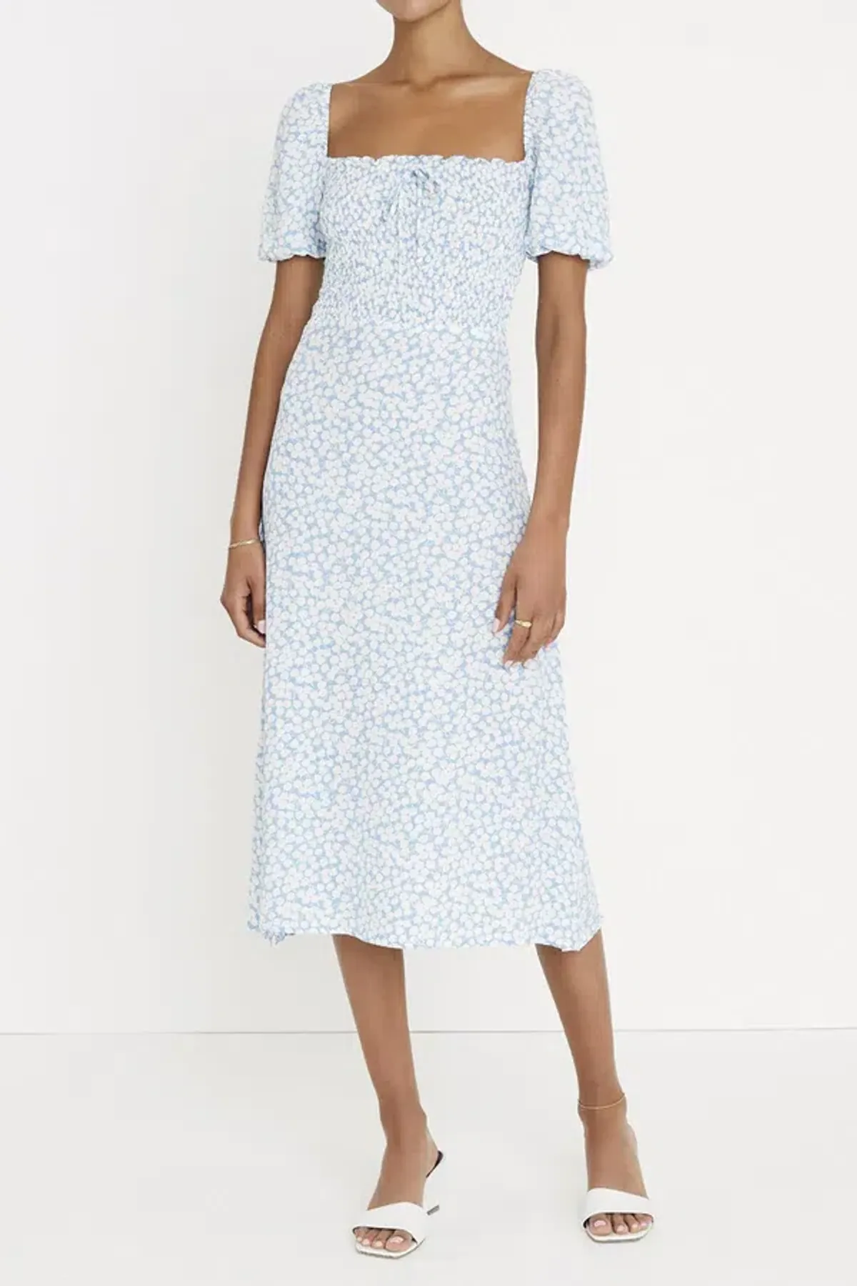 Faithfull Majorelle Midi Dress Bella Floral Size 8 - Image 2