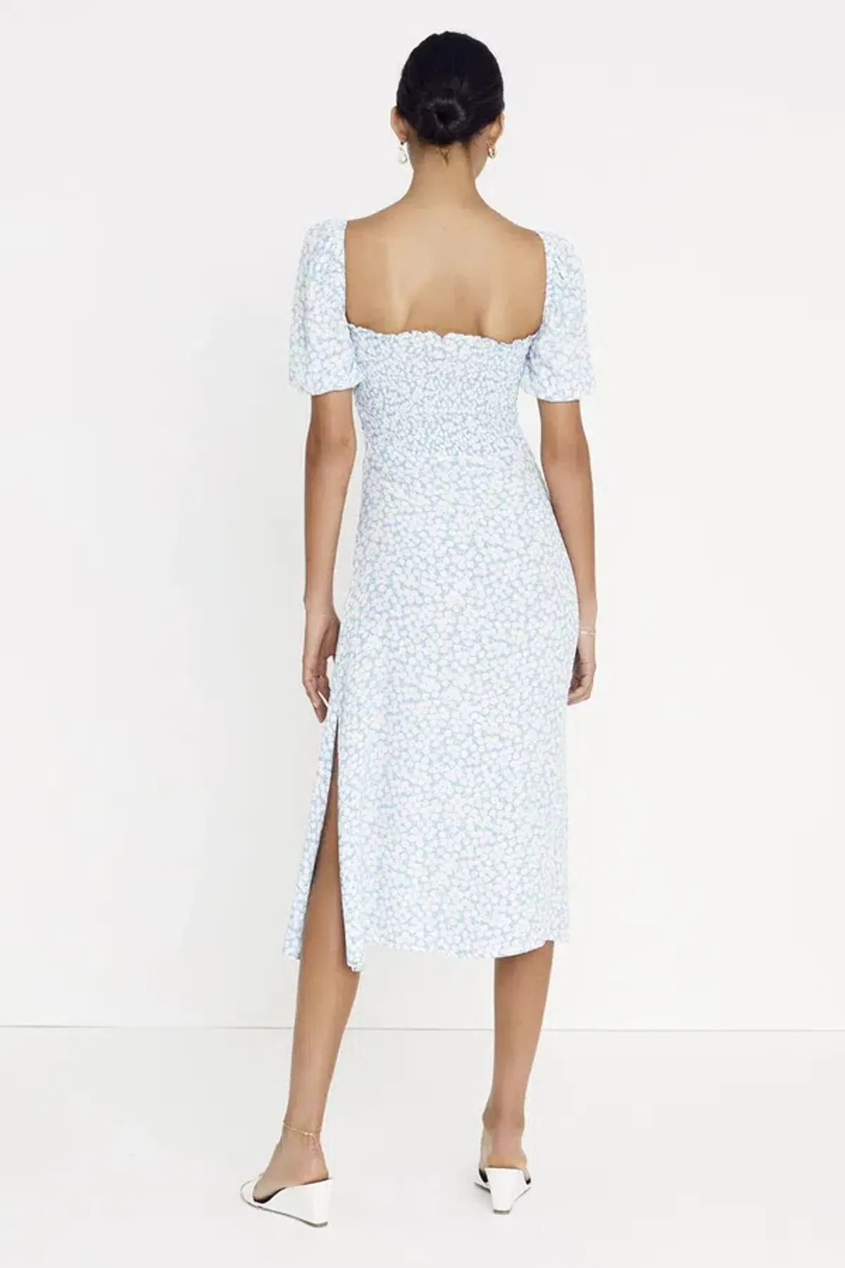 Faithfull Majorelle Midi Dress Bella Floral Size 8 - Image 4