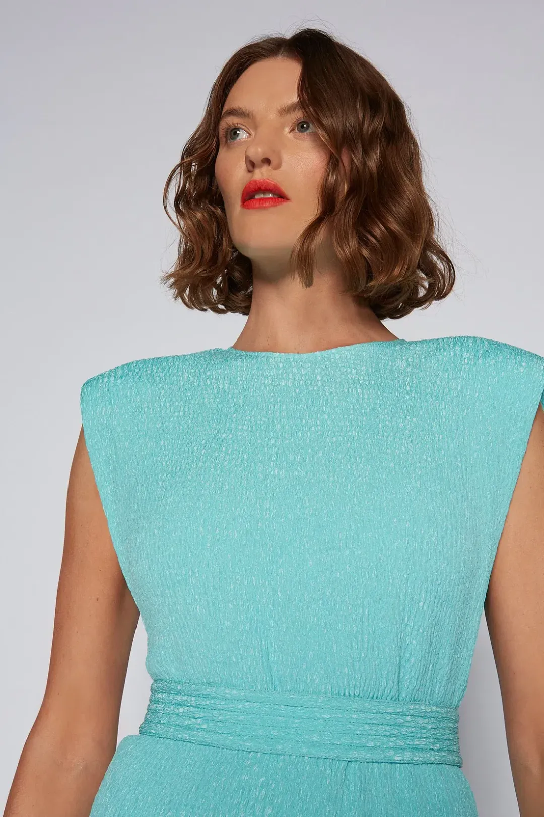 Scanlan Stretch Reptile Dress Mint Size 8 for rent on The Volte - main image