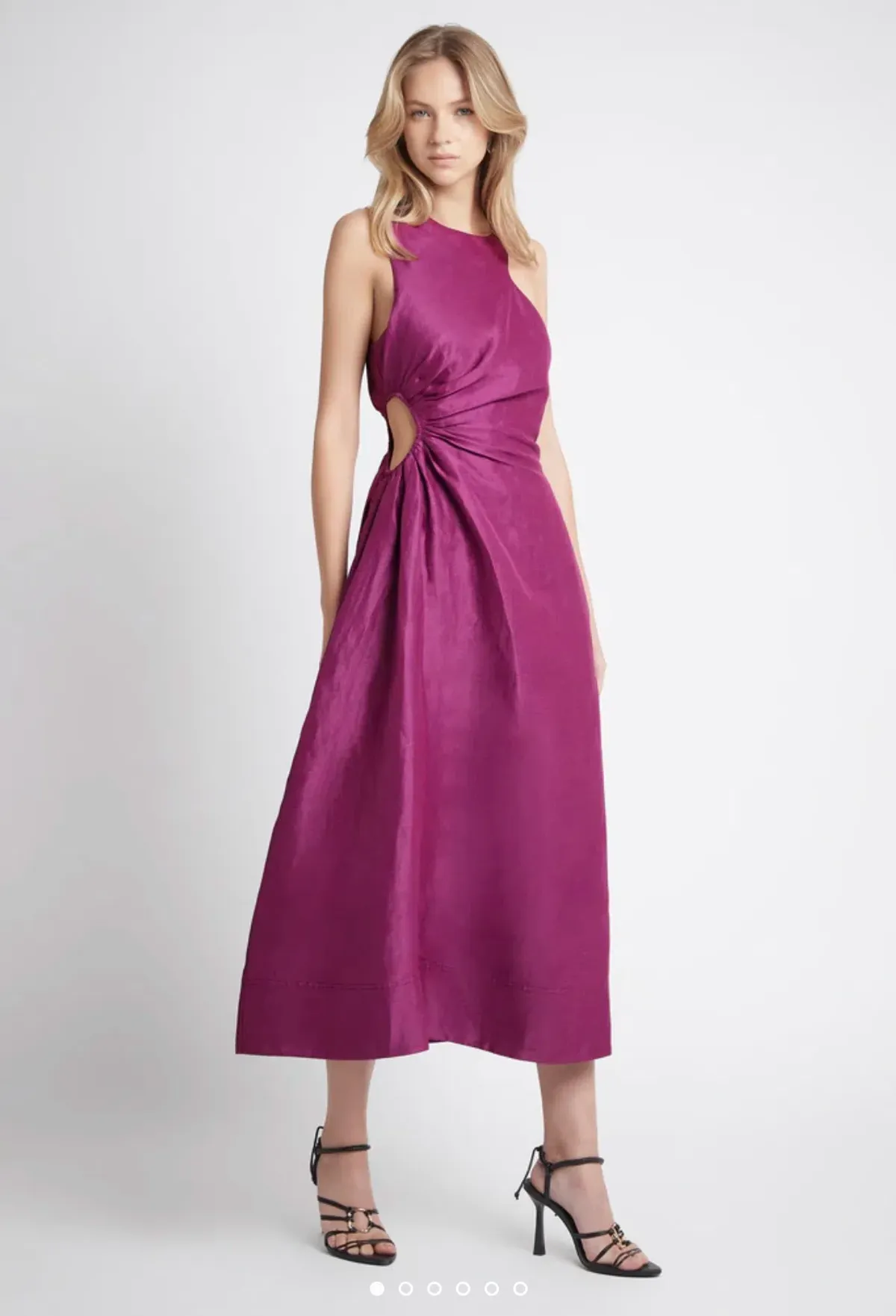 Aje Chateau Dress Purple Size 10 - Image 1