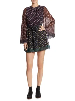 Zimmermann Maples Playsuit in Polka Dots Print Size 1 / Au 10 for rent on The Volte - image 1