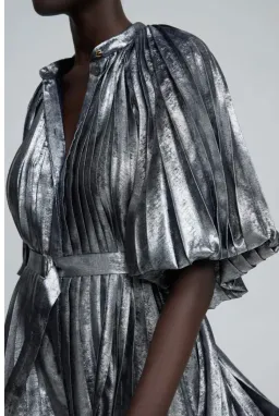 Acler The Preston Dress in Gunmetal Size 12 for rent on The Volte - image 2