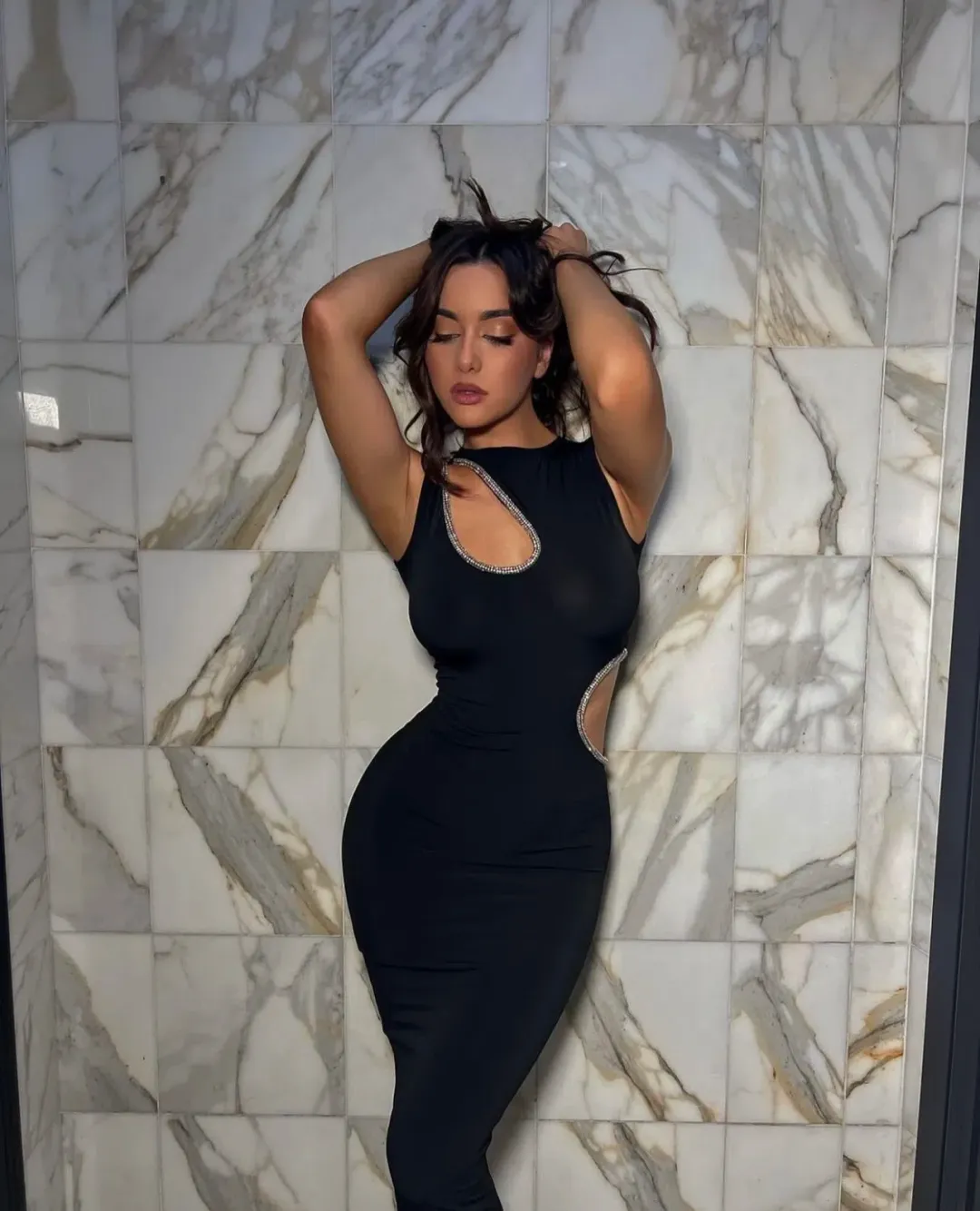 Ivona Skelo Vivia Dress Black Size 6 for rent on The Volte - main image