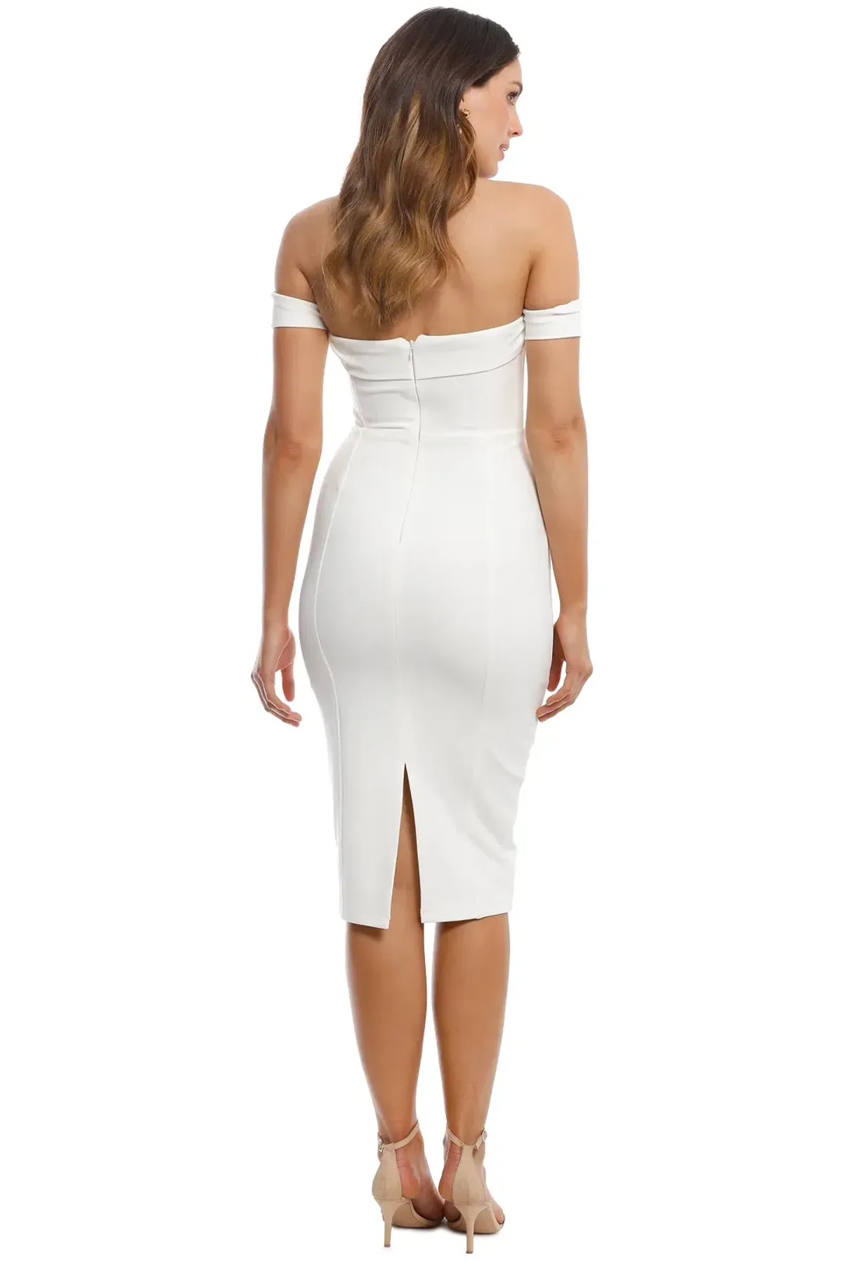 Misha Chloe Dress in Ivory White Size 8/XS - Image 2