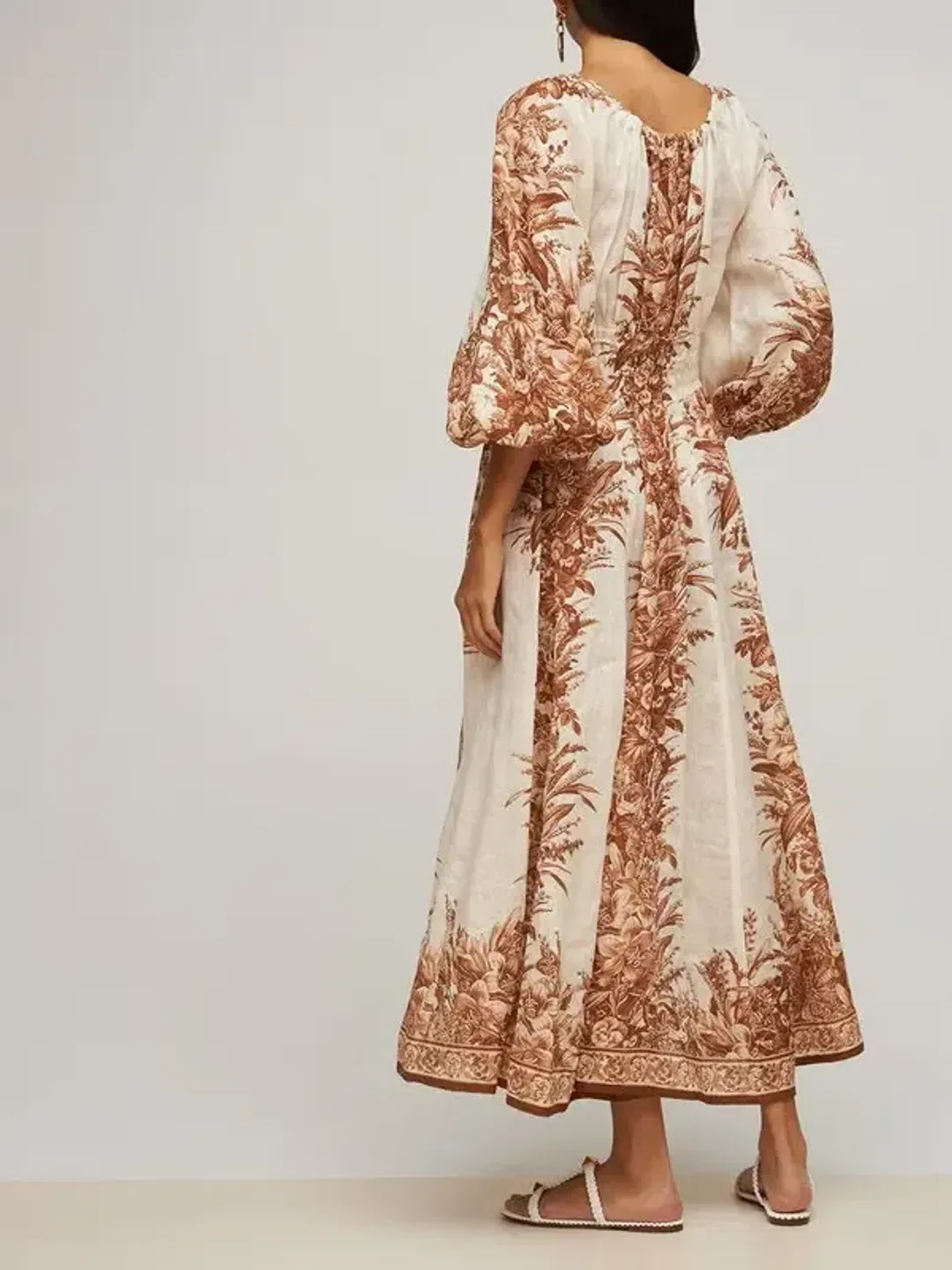 Zimmermann Moonshine Scoop Long Dress Print Size 1 for rent on The Volte - main image
