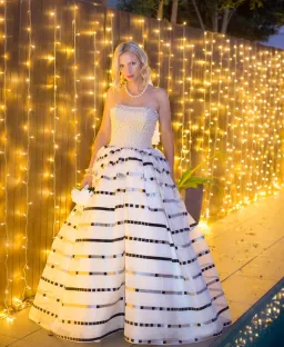 Darb Couture Wedding Dress White Size 8 for rent on The Volte - image 1