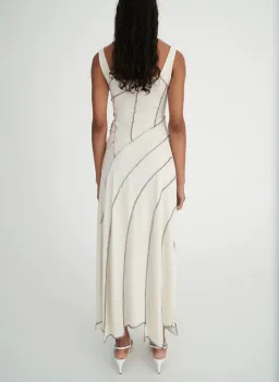 Hansen & Gretel Kehlani Dress in Sand Size 10 for rent on The Volte - image 2