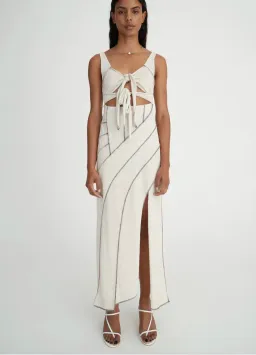 Hansen & Gretel Kehlani Dress in Sand Size 10 for rent on The Volte - image 1