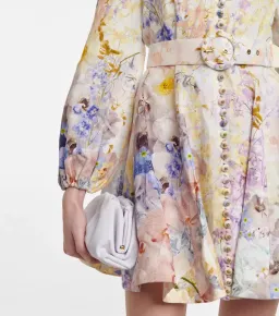 Zimmermann Rhythmic Buttoned Mini Dress Citrus Garden AU12 (22:03) for rent on The Volte - image 4