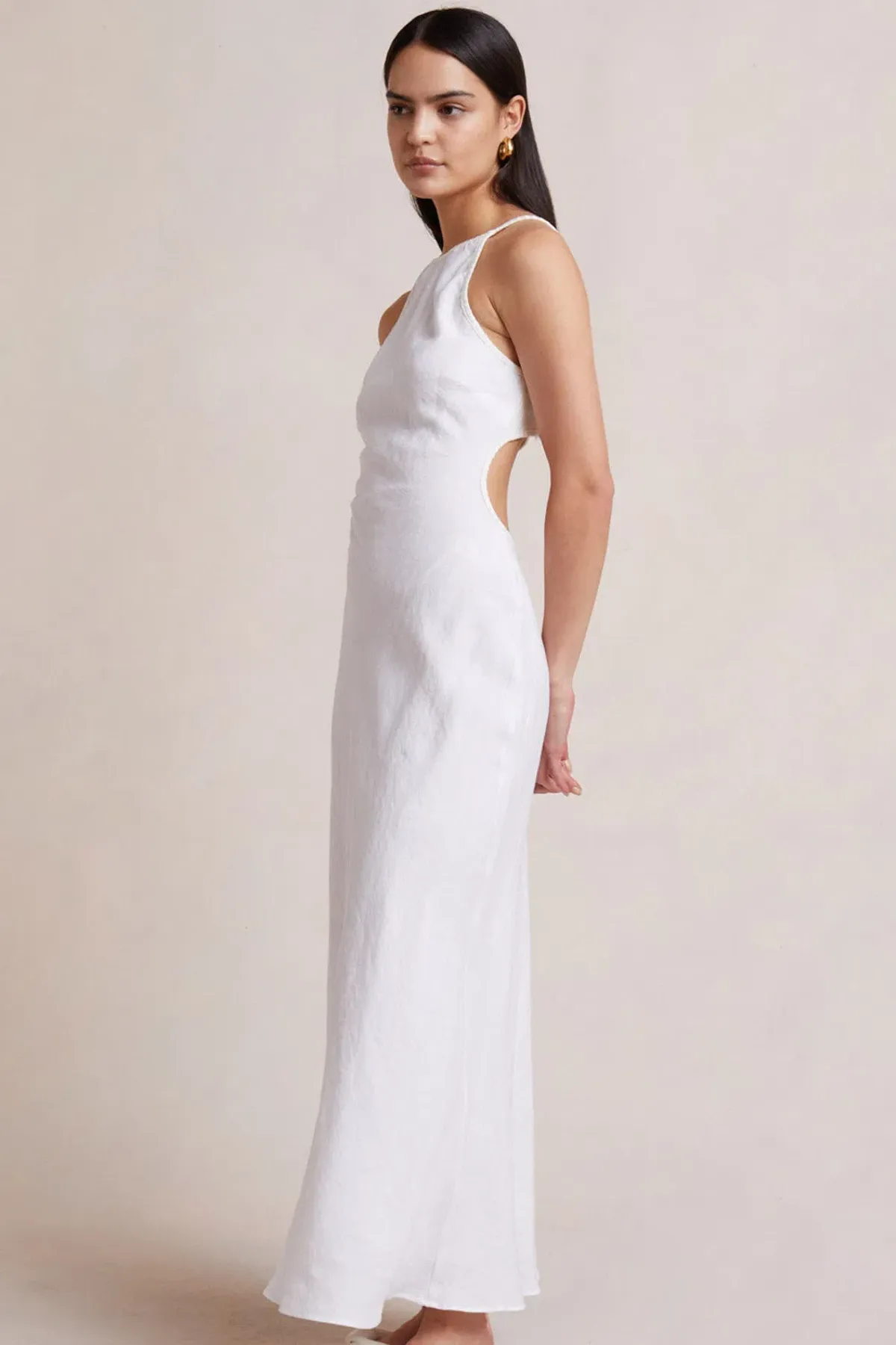 Bec & Bridge Sabella Maxi Dress Ivory Size 10 - Image 3