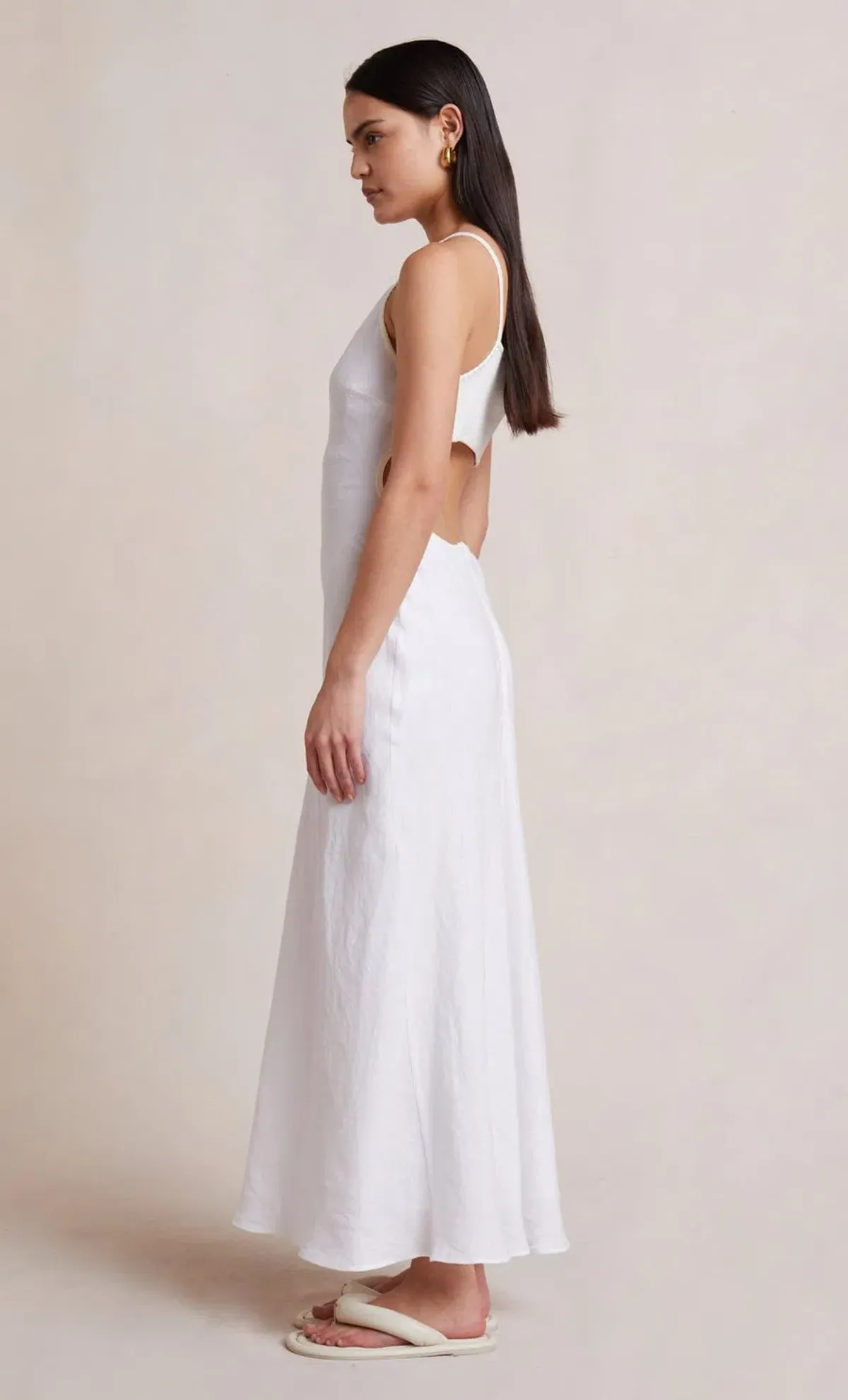 Bec & Bridge Sabella Maxi Dress Ivory Size 10 - Image 2