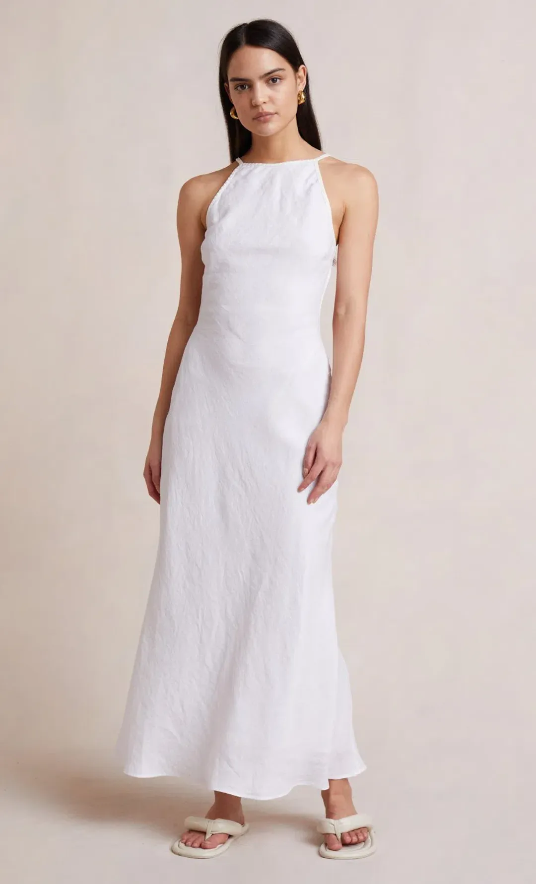 Bec & Bridge Sabella Maxi Dress Ivory Size 10 for rent on The Volte - main image