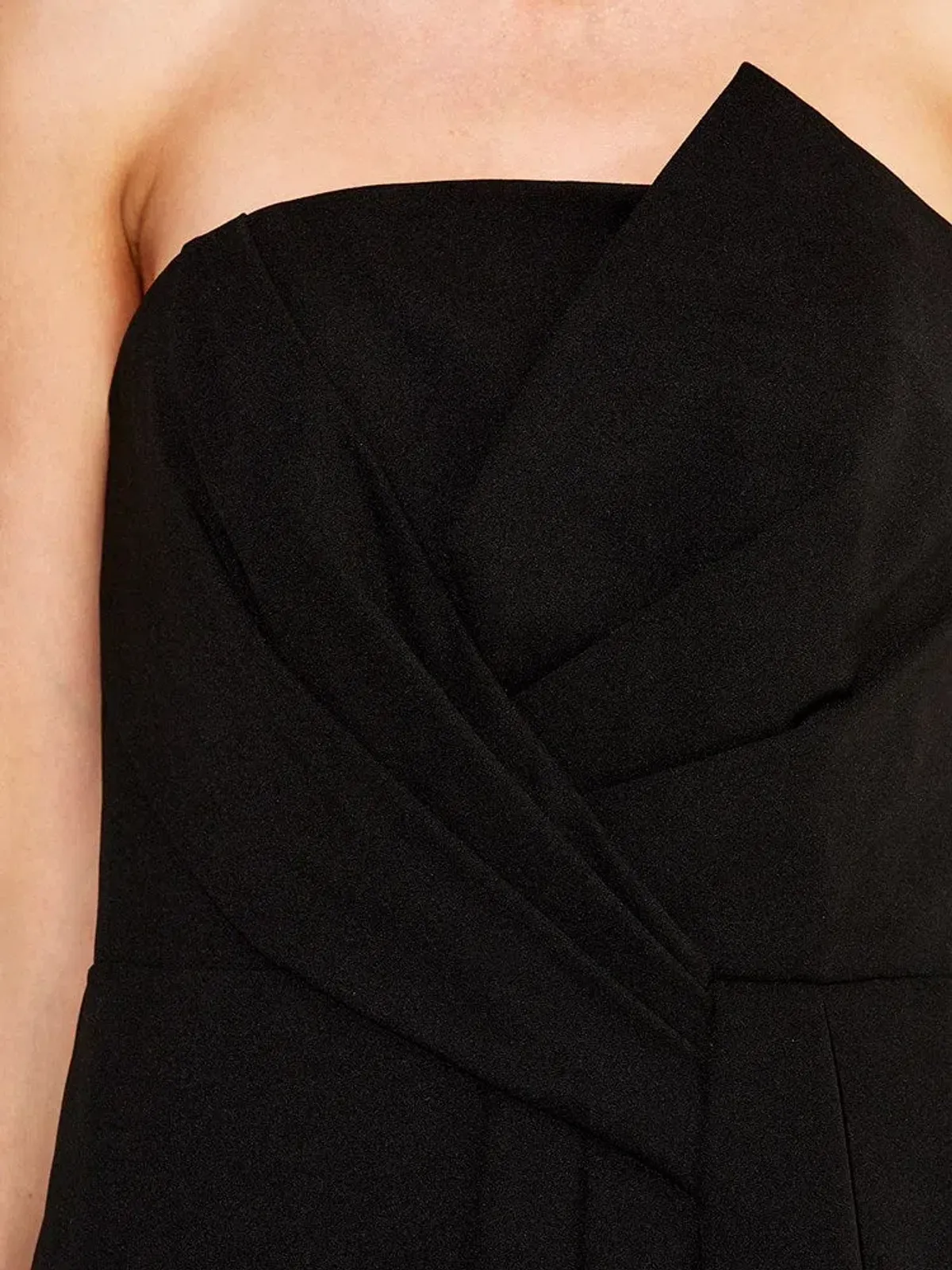 Montique Olivia Strapless Cocktail Dress Black Size 10 - Image 2
