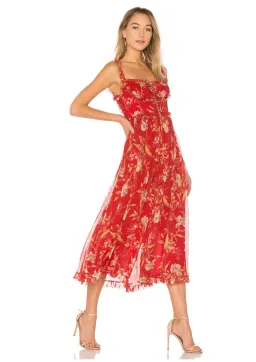 Zimmermann Corsair Iris Corset Jumpsuit Washed Iris Size 8 for rent on The Volte - image 1