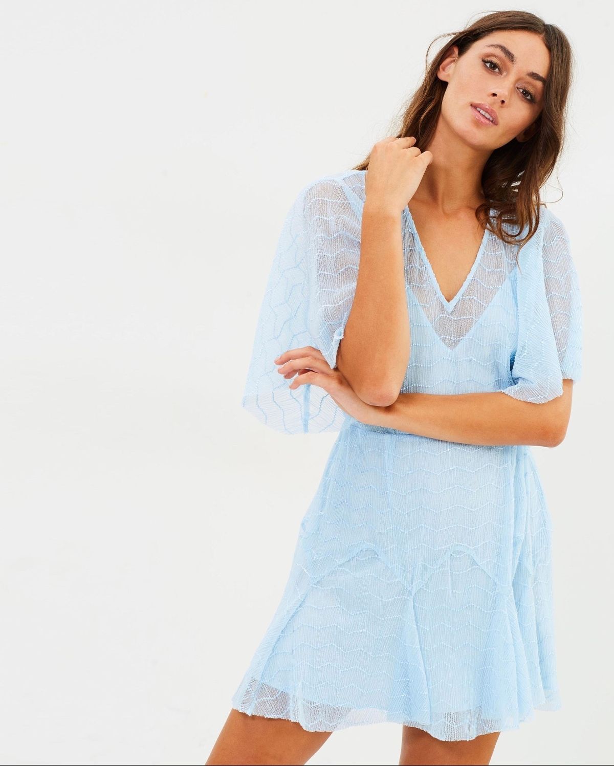 Talulah Candid Lace Shift Dress for rent on The Volte - main image