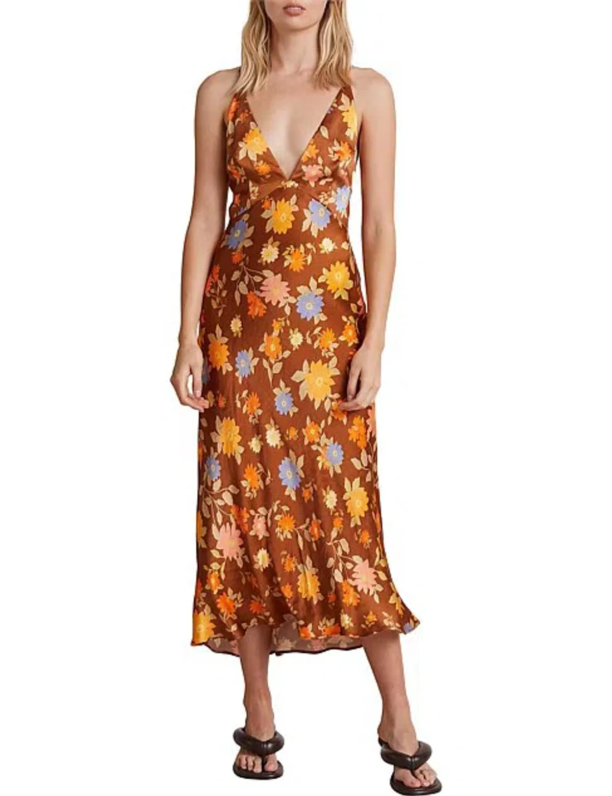 Bec & Bridge Valentina Midi Dress Print Size 6 - Image 1