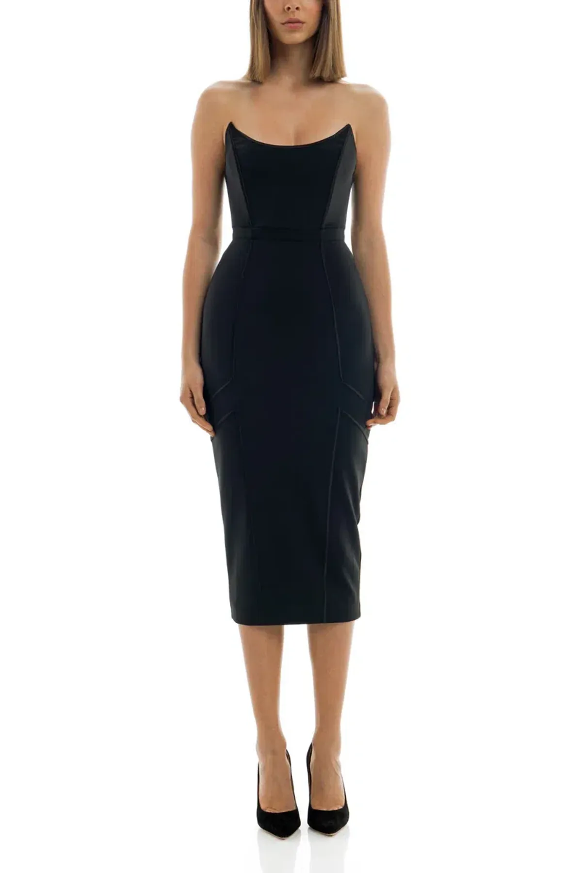 Misha Lea Dress Black Size 8 - Image 1