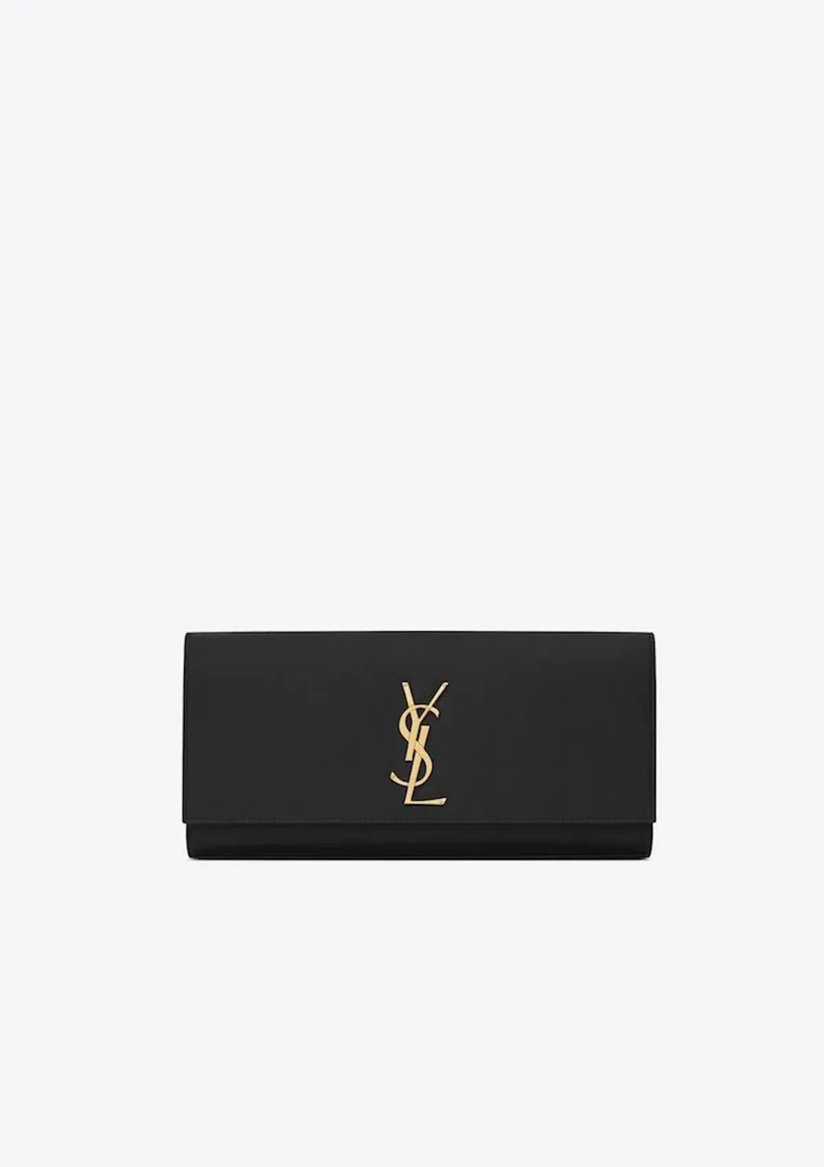 Saint Laurent Kate Leather Clutch Black - Image 1