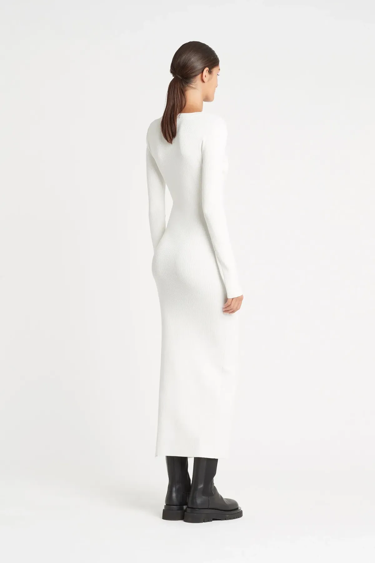 Sir the Label Celena Draped Dress White Size AU 10 - Image 3
