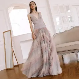 Bronx and Banco Amelia Ruffle Dress Multi Size 6 for rent on The Volte - image 3