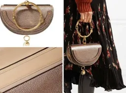 Chloè Nile Bracelet Mini Bag Gold for rent on The Volte - image 3