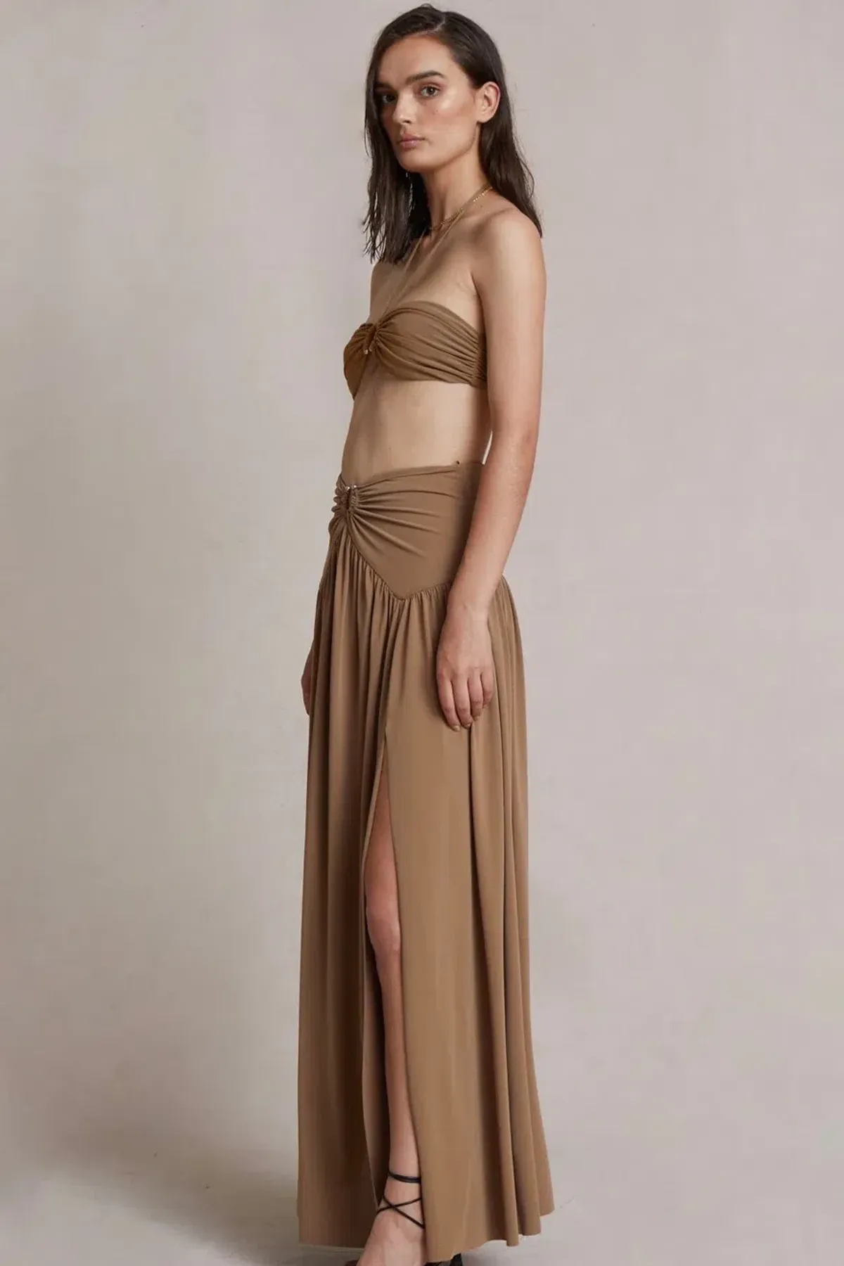 Bec & Bridge Vixen Maxi Skirt Sepia Size 16 - Image 2