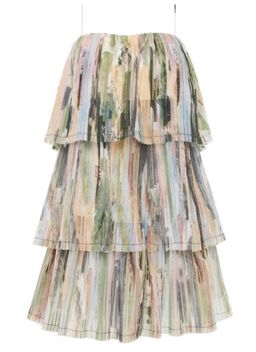 Aje Paperback Sunray Mini Dress Print Size 8 for rent on The Volte - image 3