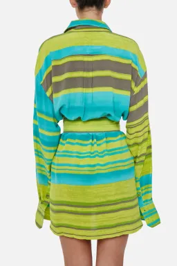 Bamba Titan Shirt Reef Print Size S/M for rent on The Volte - image 2
