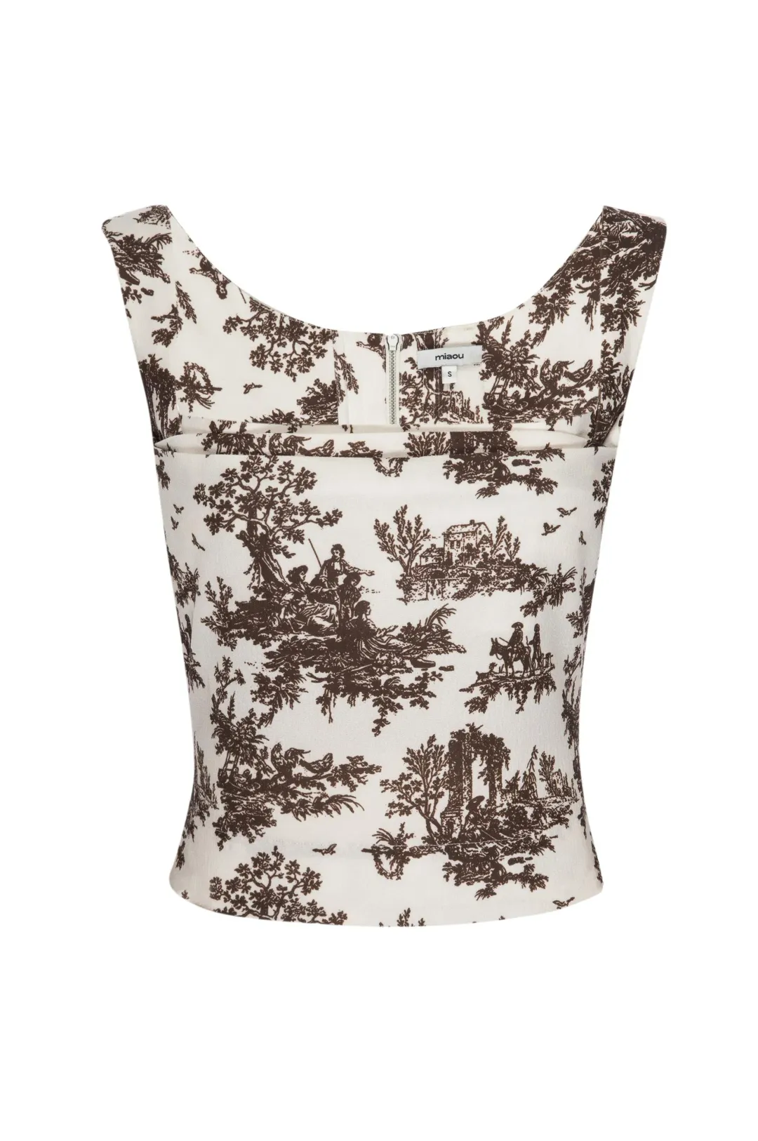 Miaou Imogene Corset Top Print Size S for rent on The Volte - main image