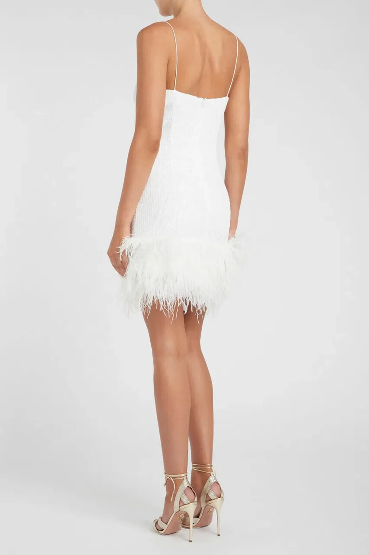 Rebecca Vallance Sylvie Mini Dress White Size 8 - Image 2
