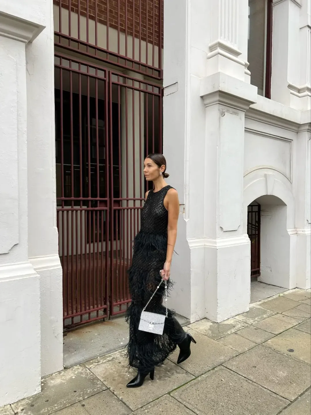 Rachel Gilbert Dixie Gown Maxi Dress in Black Size AU 6 for rent on The Volte - main image