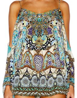 Camilla Meet Me in Casablanca Off-Shoulder playsuit for rent on The Volte - image 2