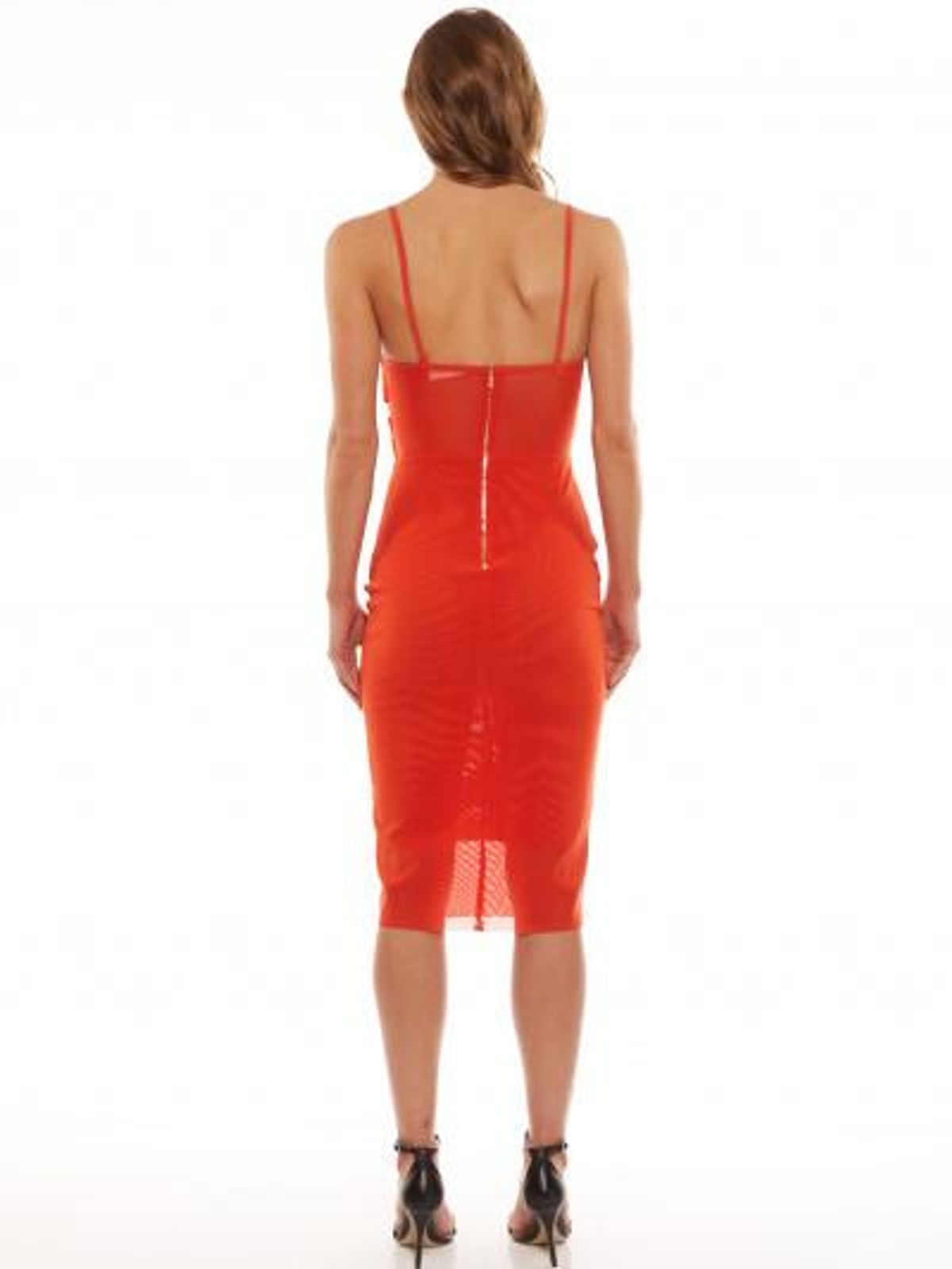 Bec + Bridge Petit Wrap Dress in Orange - Image 2