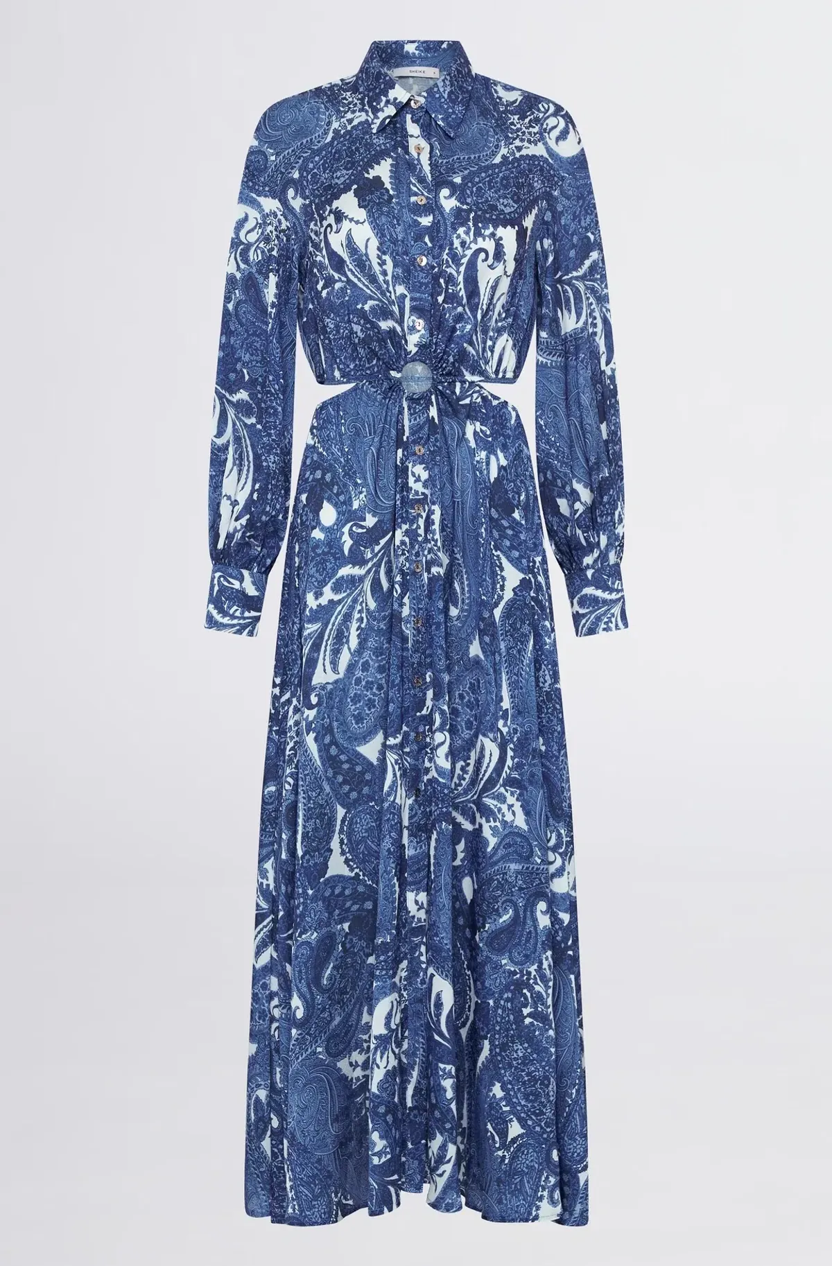 Sheike Casablanca Dress Icy Paisley Print Size 8 - Image 4