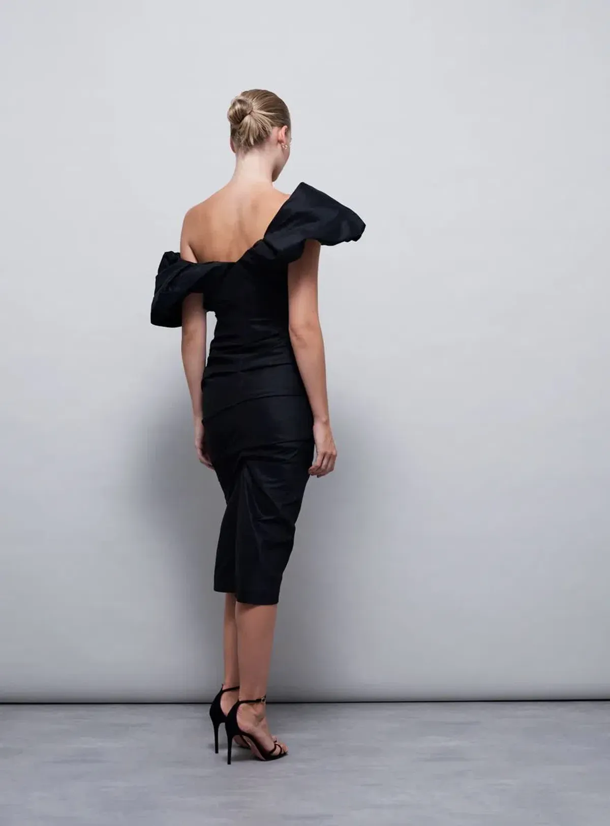 Rachel Gilbert Frey Dress Black Size 3 / AU 12 - Image 3