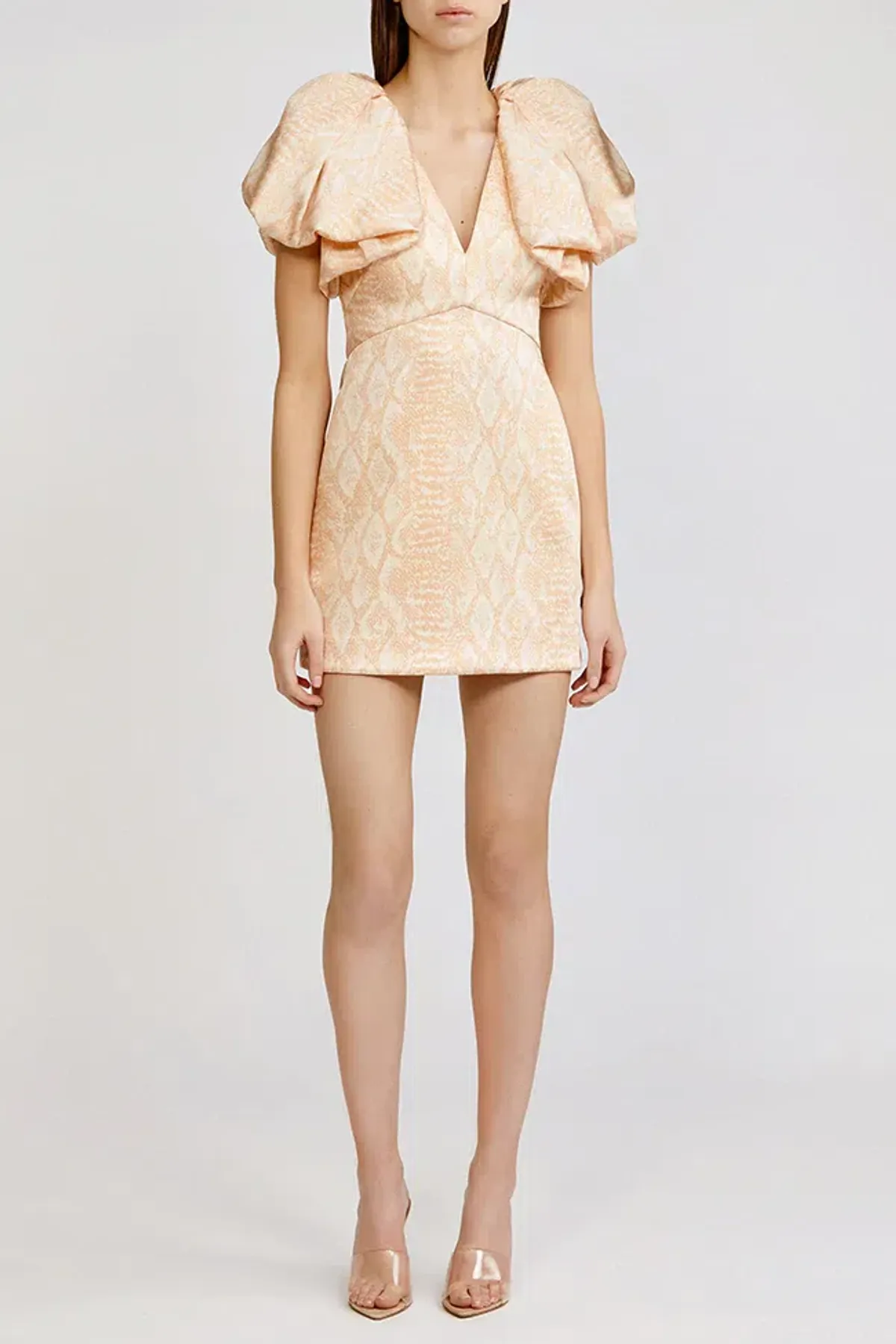 Acler Raven Dress Cobra Print Size 6 for rent on The Volte - main image