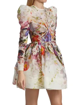 Zimmermann Prima Panelled Mini Dress Floral Size 1 / Au 10 for rent on The Volte - image 2