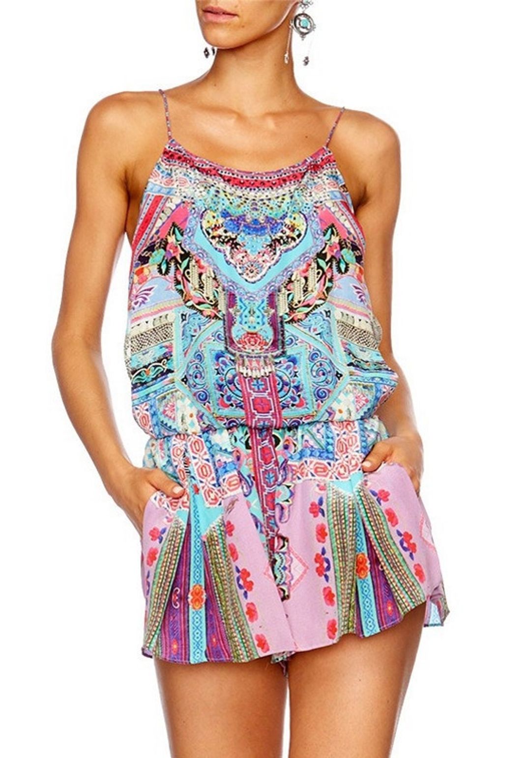 Camilla Festival Friend Playsuit for rent on The Volte - main image