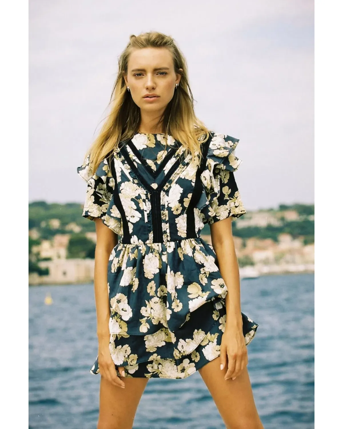 Sir The Label Bellagio Ruffle Mini Dress Floral Size 1 / AU 8 - Image 3