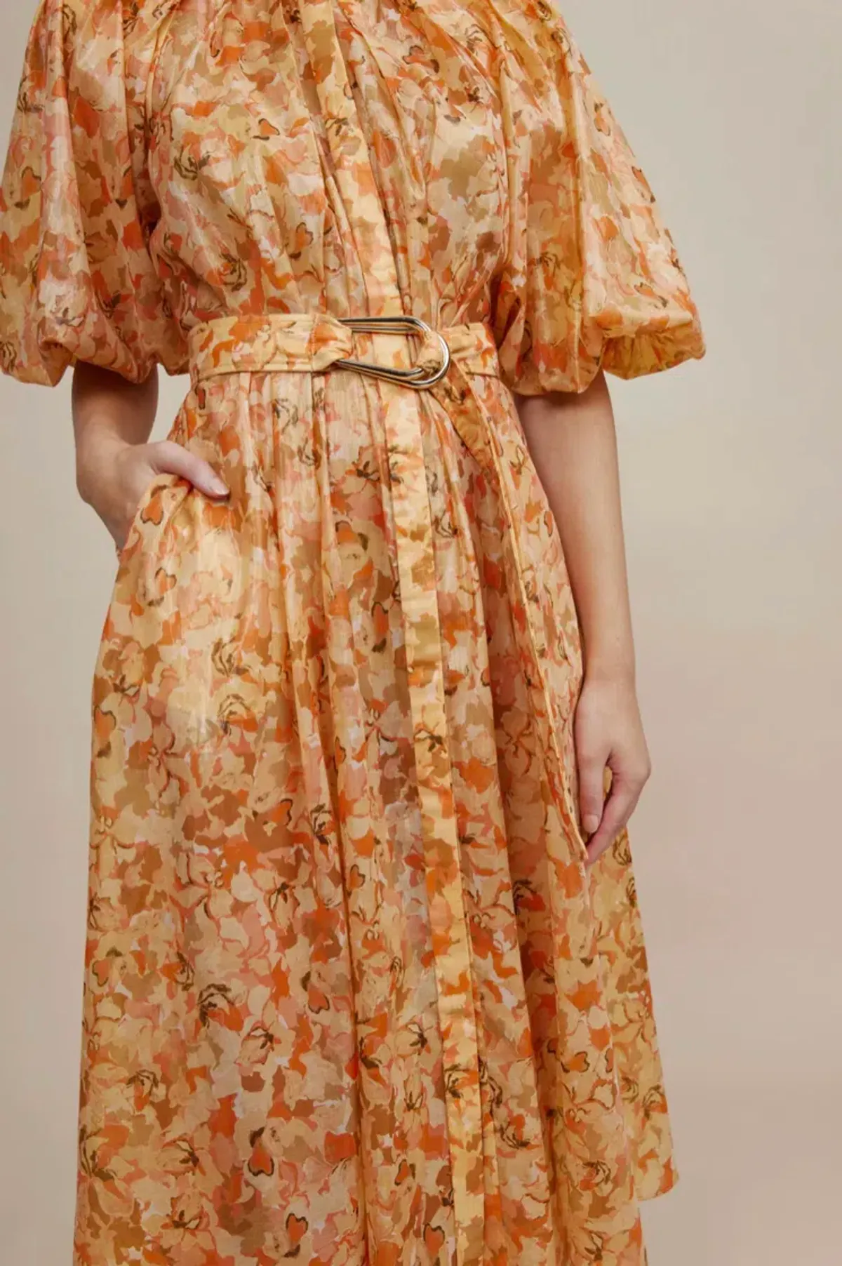Acler Cranhurst Dress Peach Parfait Size 12 - Image 2