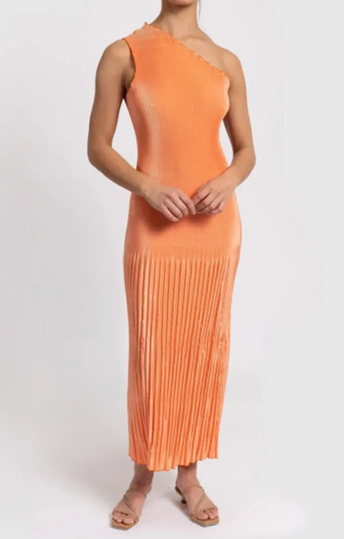 L'Idee Naomi Gown Orange Size 6 - Image 2