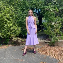 Keepsake Luminous Midi Dress Lavender Size 10 for rent on The Volte - image 1