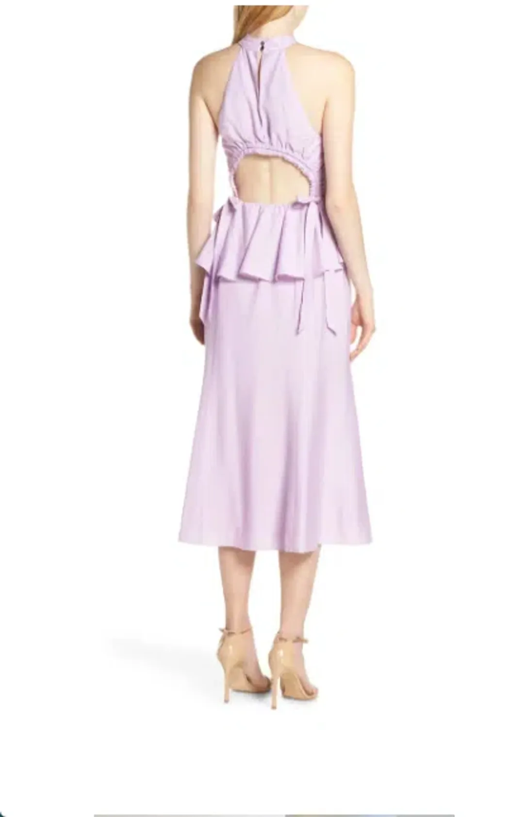 Keepsake Luminous Midi Dress Lavender Size 10 for rent on The Volte - main image