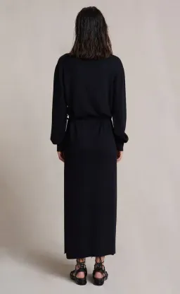 Bec and Bridge Liam Knit Polo Dress Black Size 8 for rent on The Volte - image 4