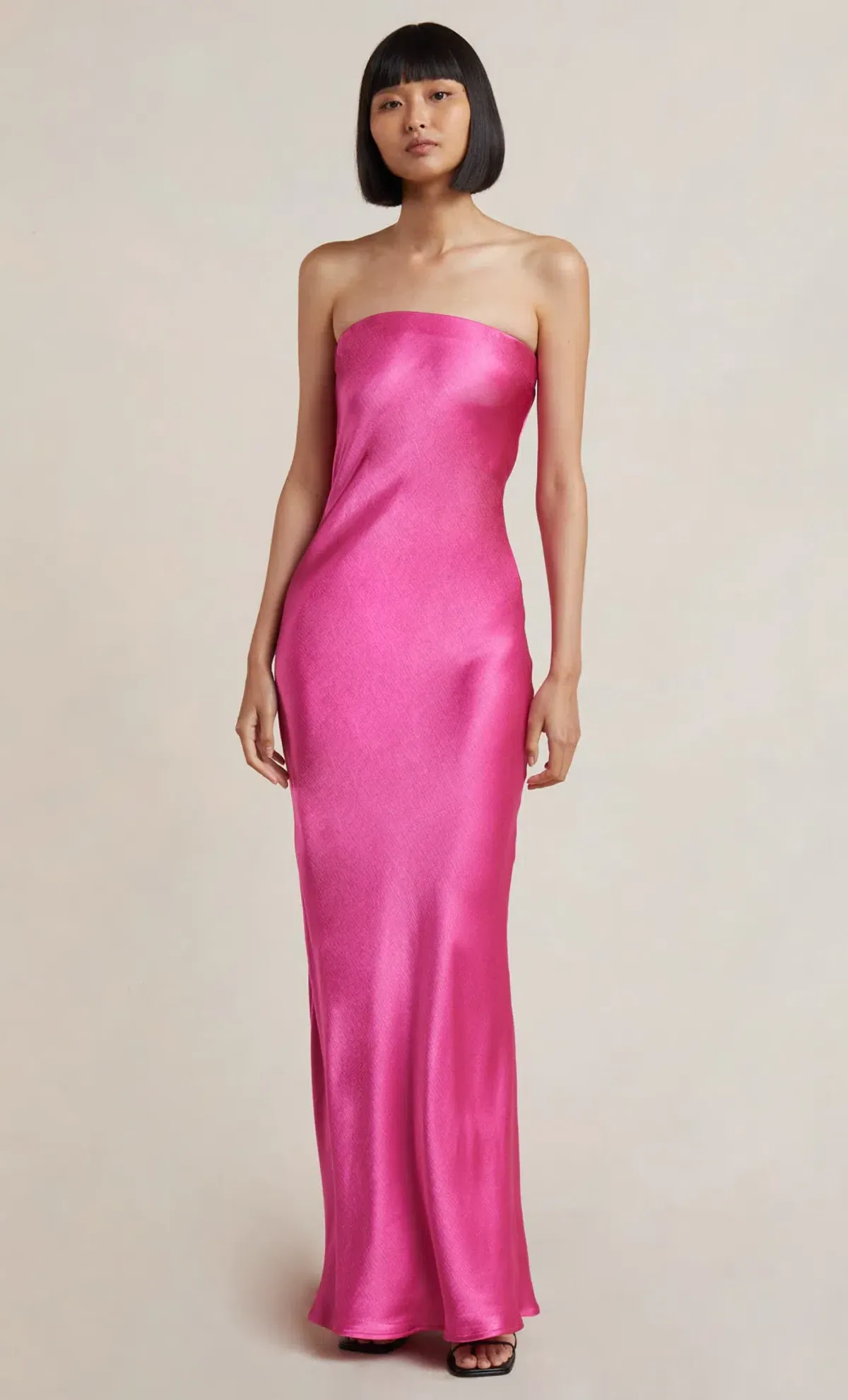 Bec & Bridge Moondance Midi Dress Deep Pink Size 8 - Image 5