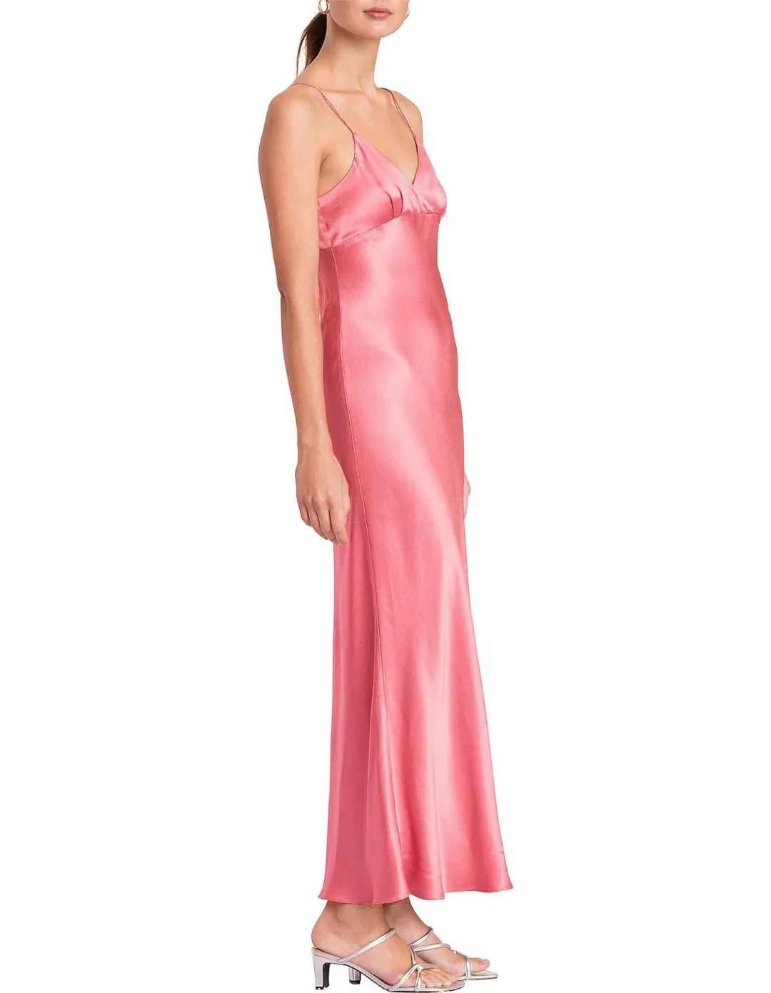 Bec & Bridge Vision of Love Midi Dress Pink Size 6 for rent on The Volte - main image