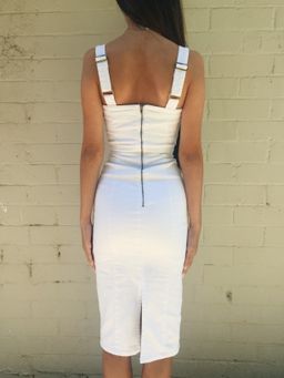 Kookai Casella Dress White Size 6 for rent on The Volte - image 2
