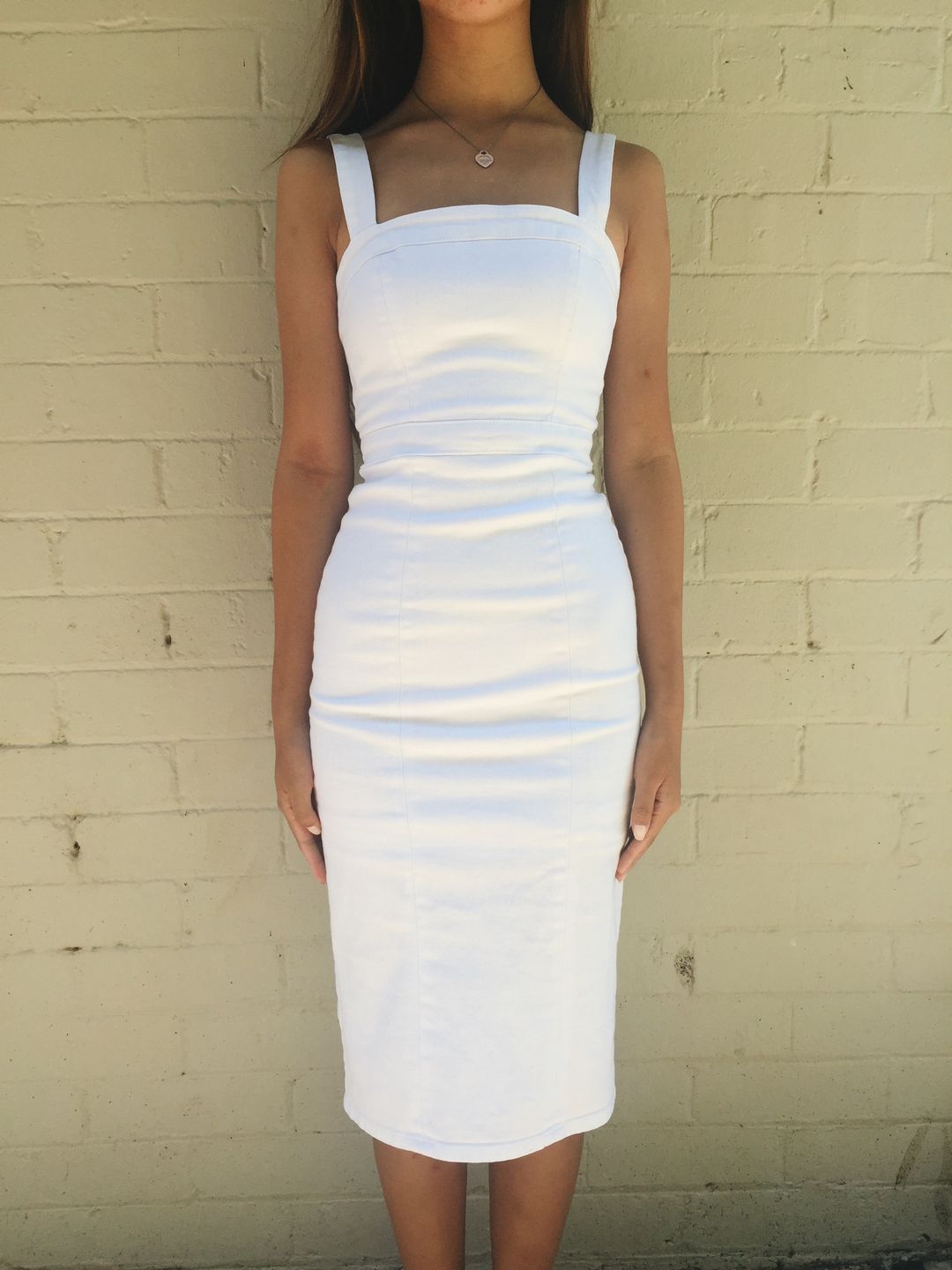 Kookai Casella Dress White Size 6 for rent on The Volte - main image