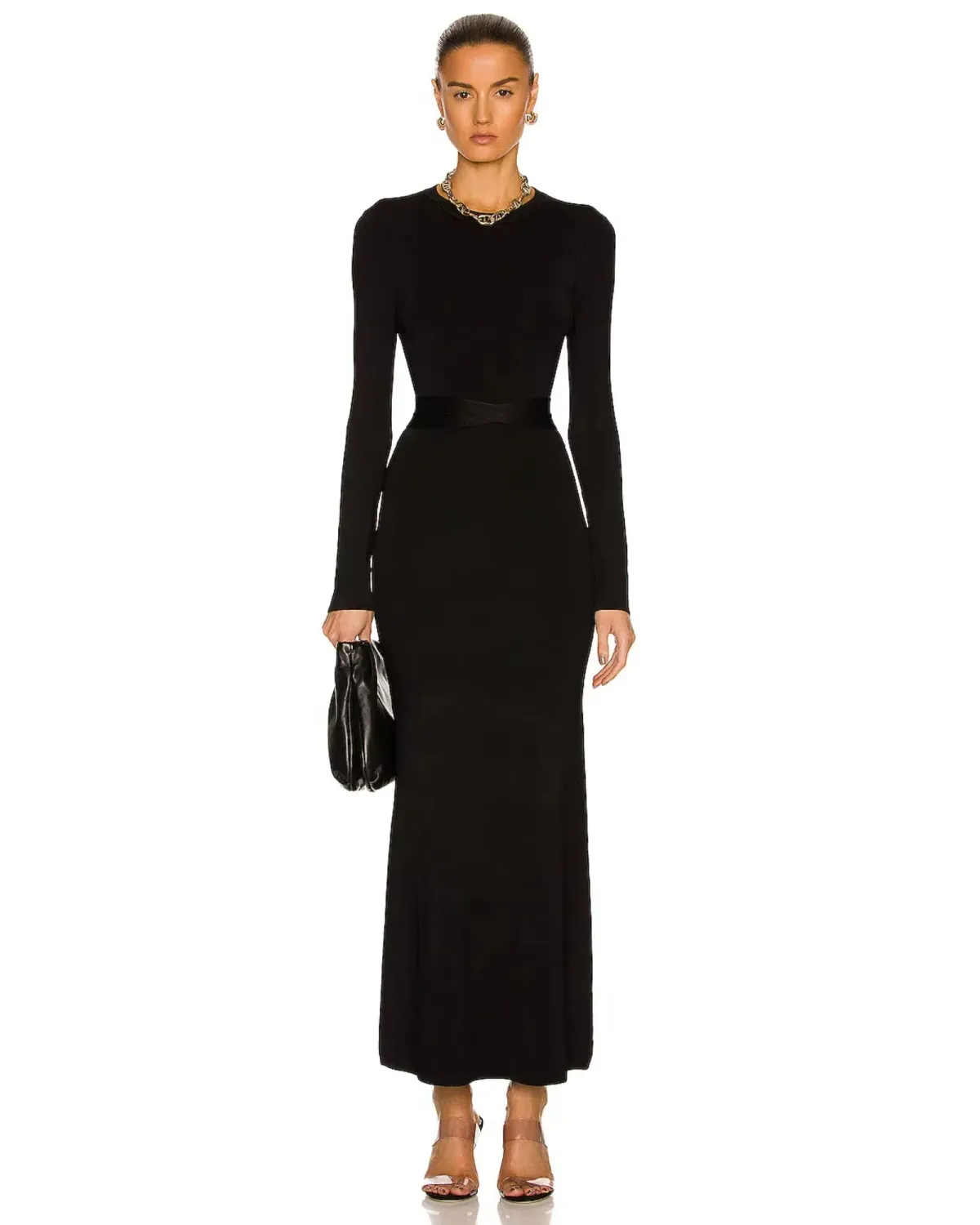 Sir the Label George Open Back Dress Black Size 0 / AU 6 - Image 1
