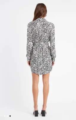 Kookai Elara Shirt Dress Multi Size 10 for rent on The Volte - image 3